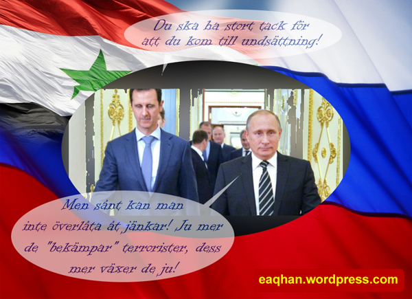 al-Assad + Putin